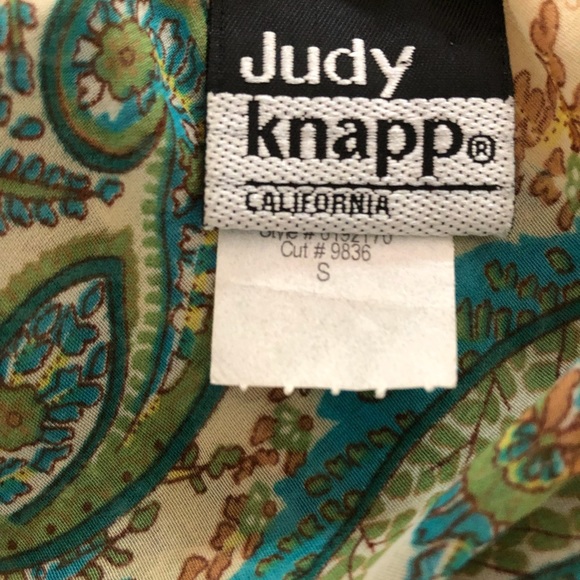 Judy Knapp sheer paisley top S - Picture 3 of 8